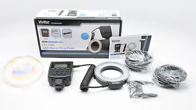 Vivitar DR-7000 LED Macro Ring Flash Kit (#15385) • $19.95