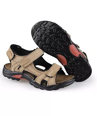 Men's Magic Strap Outdoors Gladiator Sandals Size UK 8.5 EU 42 • £24.99