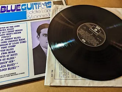 Eddie Lang & Lonnie Johnson Blue Guitars 1970 Vinyl Lp / £5 Uk Flat Post £15 Eu • £7.34
