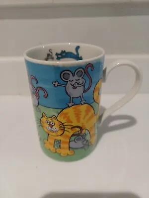 Dunoon Cat And Mouse Mug Jane Brookshaw Excellent Condition • £10