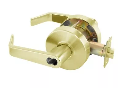 YALE BAU 4607LN 605 SFICL MCD234  Entry Cylindrical Lock Lever E Bright Brass  • $129.99