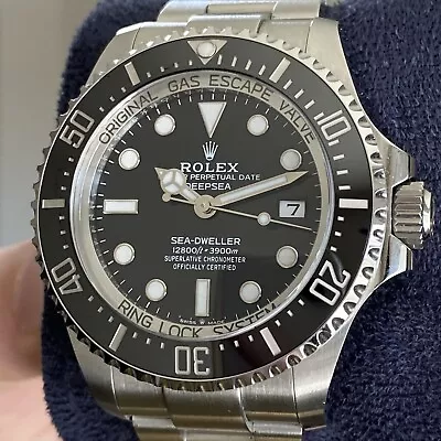 Rolex Sea-Dweller Deepsea Black Dial 136660 Pre-Owned 2023 • $13977