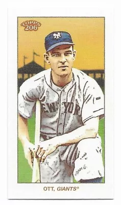 2022 Topps 206 T206 Online Wave 5 Tolstoi Back Mel Ott Giants -25 Copies! • $39