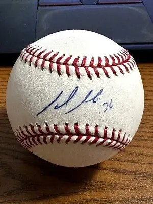 MIKE MINOR 2 SIGNED AUTOGRAPHED OML BASEBALL!  Braves Rangers Royals!  JSA! • $19.99