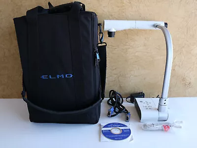 Elmo TT-02S Document Camera Visual Presenter Bundle With Padded Carrying Bag • $130