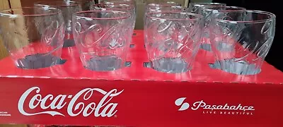 2 X Coca Cola Glasses Clear  Brand New • £5