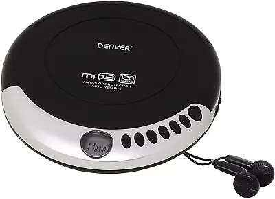 Personal Portable CD Player MP3 Denver DMP-391 Auto Resume For Audio Books  • £19.95
