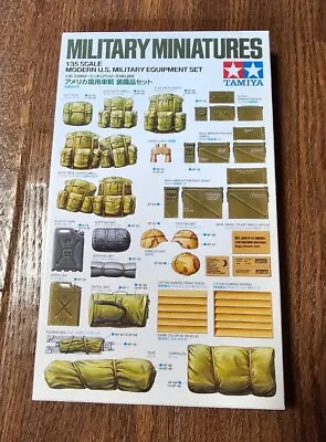 Tamiya Military Miniatures 1/35 Scale Modern U.S. Military Equipment Set 35266 • $13