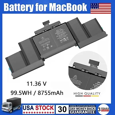 A1618 Battery For Apple MacBook Pro 15''Retina A1398 Late 2013 Mid 2014 2015 US • $36.99