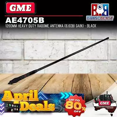 GME AE4705B UHF Heavy Duty Radome Antenna Black 6.6Dbi • $207.43