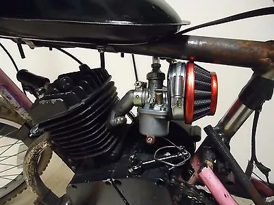 Racing Air Filter Adapter Ring For 49 50 80cc Bicycle Motor Kit   • $10