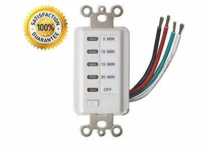 Exhaust Bathroom Fan Auto Shut Off Countdown Switch Timer 30-15-10-5 Minute • $12.99