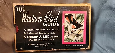 Vintage The Western Bird Guide By Chester Reed - 1937 • $34.95