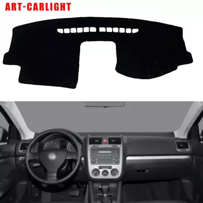 $21.90 • Buy For VW Jetta 2006-2010 Dashboard Cover Dash Mats Shade Protective Pad Black