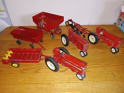 ERTL International Tractors Massey Ferguson Spreader Plows Feed Wagons • $20