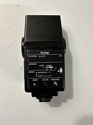 Vivitar 550FD Shoe Mount Flash For Canon/Ricoh - Very Good Cosmetic Condition • $18