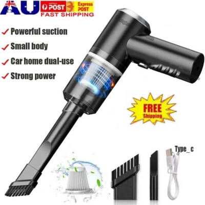 $18.99 • Buy Mini 29000PA Wireless Vacuum Cleaner Car Handheld Vacuum Powers USB Rechargeable