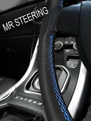 For 84+ Chevrolet Corvette C4 Leather Steering Wheel Cover Light Blue Double Stt • $54.76