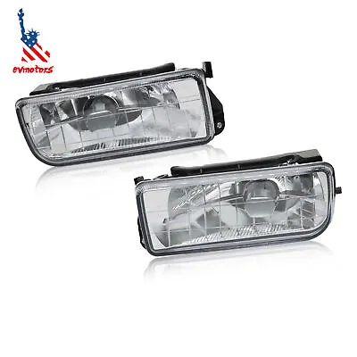 For BMW E36 1992 1993-1998 Clear Lens Pair Bumper Fog Lights Front Lamps • $32.85