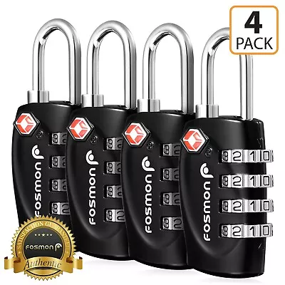 TSA Approve [4 Digit Combination] Travel Suitcase Luggage Bag Lock Padlock Reset • $21.99