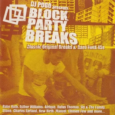 $6.57 • Buy V/A - Block Party Breaks (Classic Original Breaks & Rare Funk 45s) 1999 CD