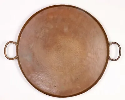 Dirk Van Erp Hammered Copper Handled Tray • $1450