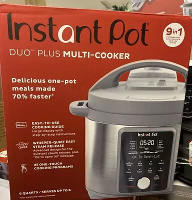 Instant Pot Duo Plus 6-Quart Whisper Quiet 9-in-1 *BRAND NEW/OP* • $109.95