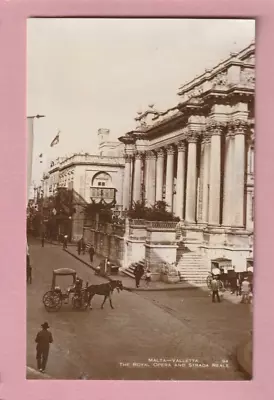 £2.99 • Buy Malta - The Real Opera And Strada Reale, Geo Furst Postcard