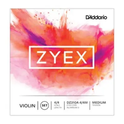 DZ310S Zyex Violin String Set 4/4 Medium - Silver D • $63.95