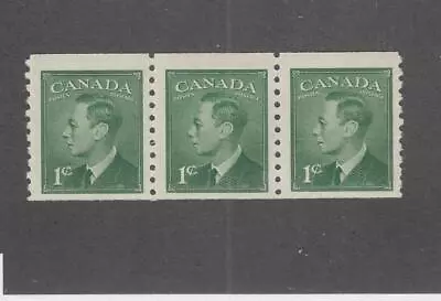 CANADA (MK3131-33) # 297-298 VF-6MNH/6LH 12cts  KGVI /2 STRIPS OF 4 /1 OF 3 • $2.89