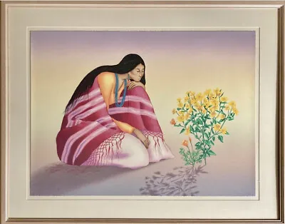 RC Gorman  Luz De Oro” Lithograph Signed And Numbered • $3000