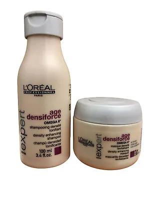 L'Oreal Age Densiforce Travel Shampoo 3.4 OZ & Masque 2.58 OZ Set • $5.73