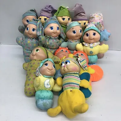 VTG LOT Of 14 Playskool & Others GloWorm Light Up Plush Dolls Butterfly Soma • $99.95