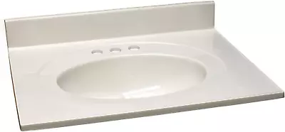 586313 Cultured Marble Vanity Top ‎25X22 White On White • $211.99