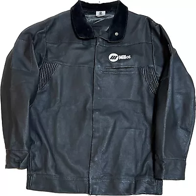 Miller Welds Welding Leather Jacket Size L • $172