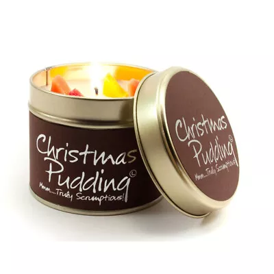 Lily Flame Christmas Pudding Tin Candle • £10.73