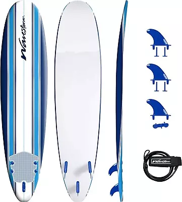 Wave Storm - Classic Soft Top Foam 8' Surfboard For Beginners And All Surfing... • $340