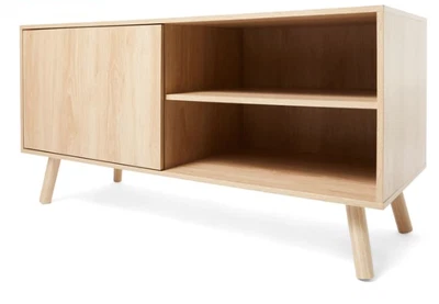 $55.80 • Buy Oak-Look Sideboard Table Lounge Home Dining Buffet Furniture - Light Brown
