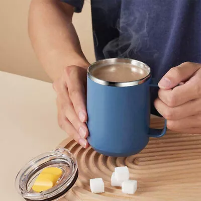 $12.98 • Buy 15oz Coffee Mug Travel Stainless Steel Insulated Vacuum Coffee Tumbler Cup