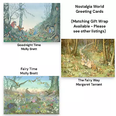 Molly Brett & Margaret Tarrant Nostalgia Art Greeting Cards Fairy Children • £4.75