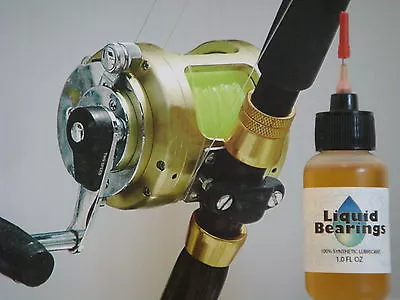 Liquid Bearings BEST 100%-synthetic Oil For All Conventional Saltwater Reels • $14.99