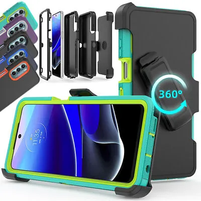 For Motorola Moto G Stylus 5G 2022/2021 Case Shockproof Belt Clip Holster Cover • $8.99