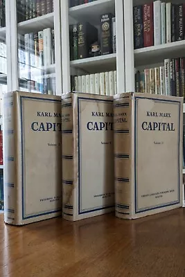 Very Rare Vintage Economics Karl Marx: Capital In Three Volumes (1962-1967) • £148.95