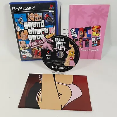 £6.99 • Buy Grand Theft Auto Vice City PS2 Playstation 2 Game PAL UK Complete