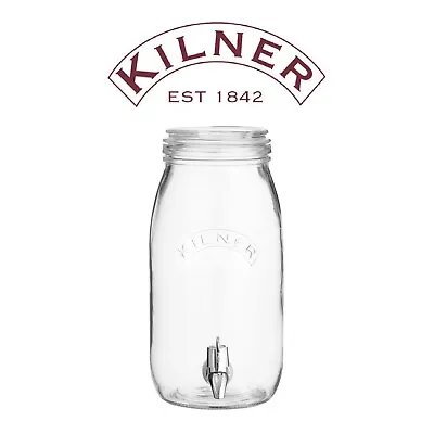 £18.40 • Buy Kilner 3 Litre Drinks Dispenser Jar With Spigot Tap. Ideal For Making Kombucha.