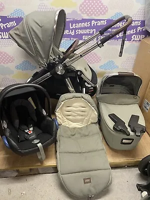 Mamas & Papas Ocarro Full Travel System In Sage Excellent Condition + Footmuff • £435