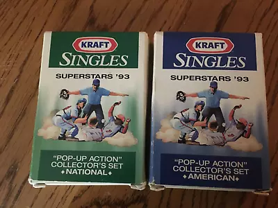 1993 Kraft Singles Superstars Pop-Ups American/National League Boxed Sets (1-30) • $6.99