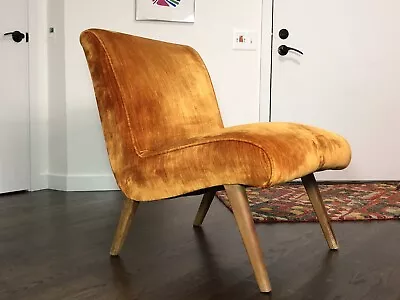 Mid Century Modern Jens Risom Scoop Chair • $975