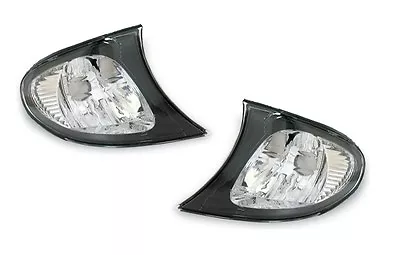 Fit 02-05 BMW 3-SERIES E46 4DR 4D CLEAR CORNER PARK LIGHTS PAIR 325i 330i • $59.98