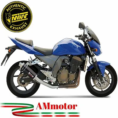 Mivv Kawasaki Z 750 2004 Exhaust Motorcycle Slip-On Gp Steel Black Approved • $345.87